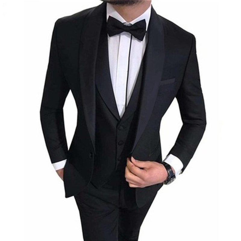 New Men'S Suit Three Piece Business Suit