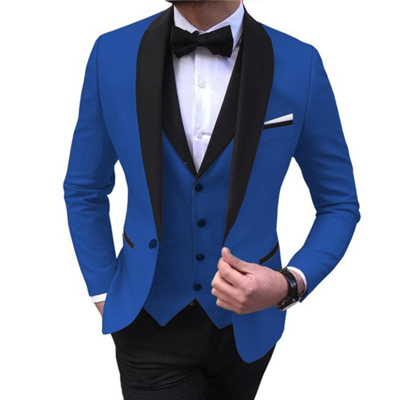 New Men'S Suit Three Piece Business Suit